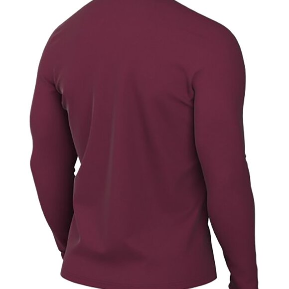 Nike DriFit Legend Long Sleeve T-Shirt (Maroon) - Picture 2 of 4